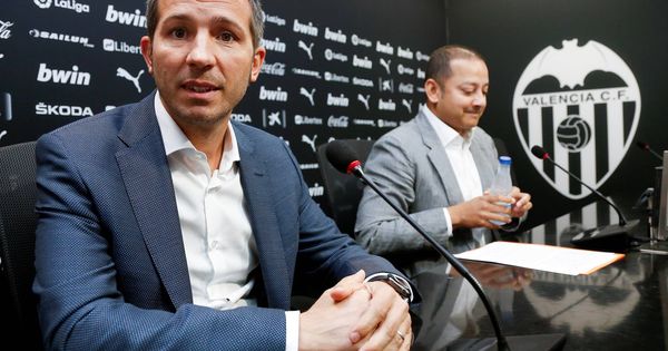 Foto: Presentación de Albert Celades como nuevo entrenador del Valencia CF. (EFE)