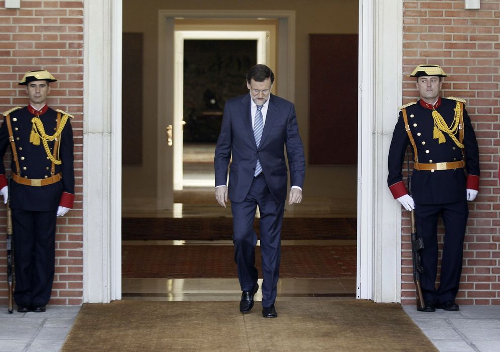 Foto: Rajoy en el Palacio de la Moncloa. (EFE)