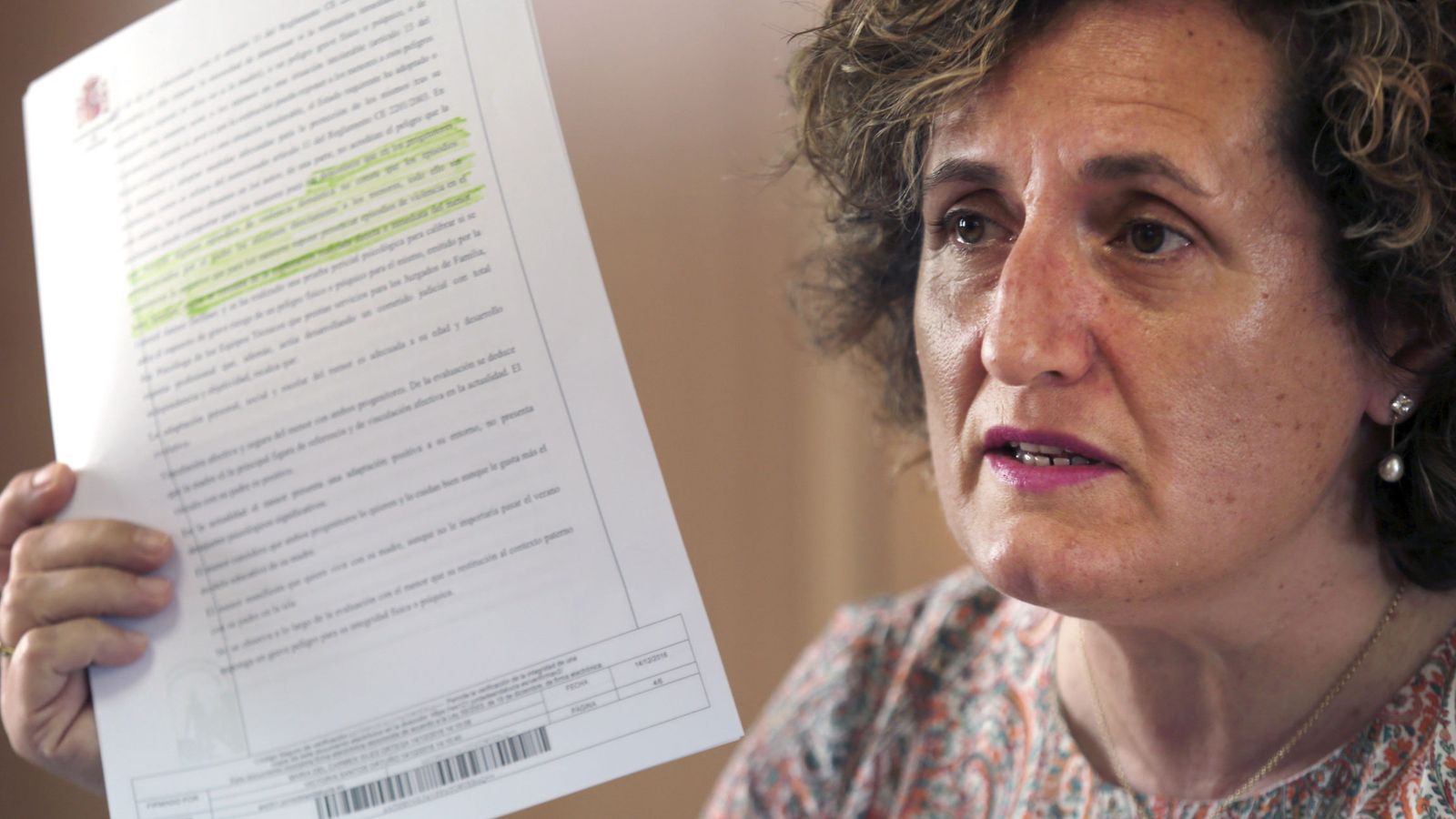 Foto: Francisca Granados, la asesora jurídica del Centro de la Mujer de Maracena (Granada) que ha atendido a Juana Rivas. (EFE)