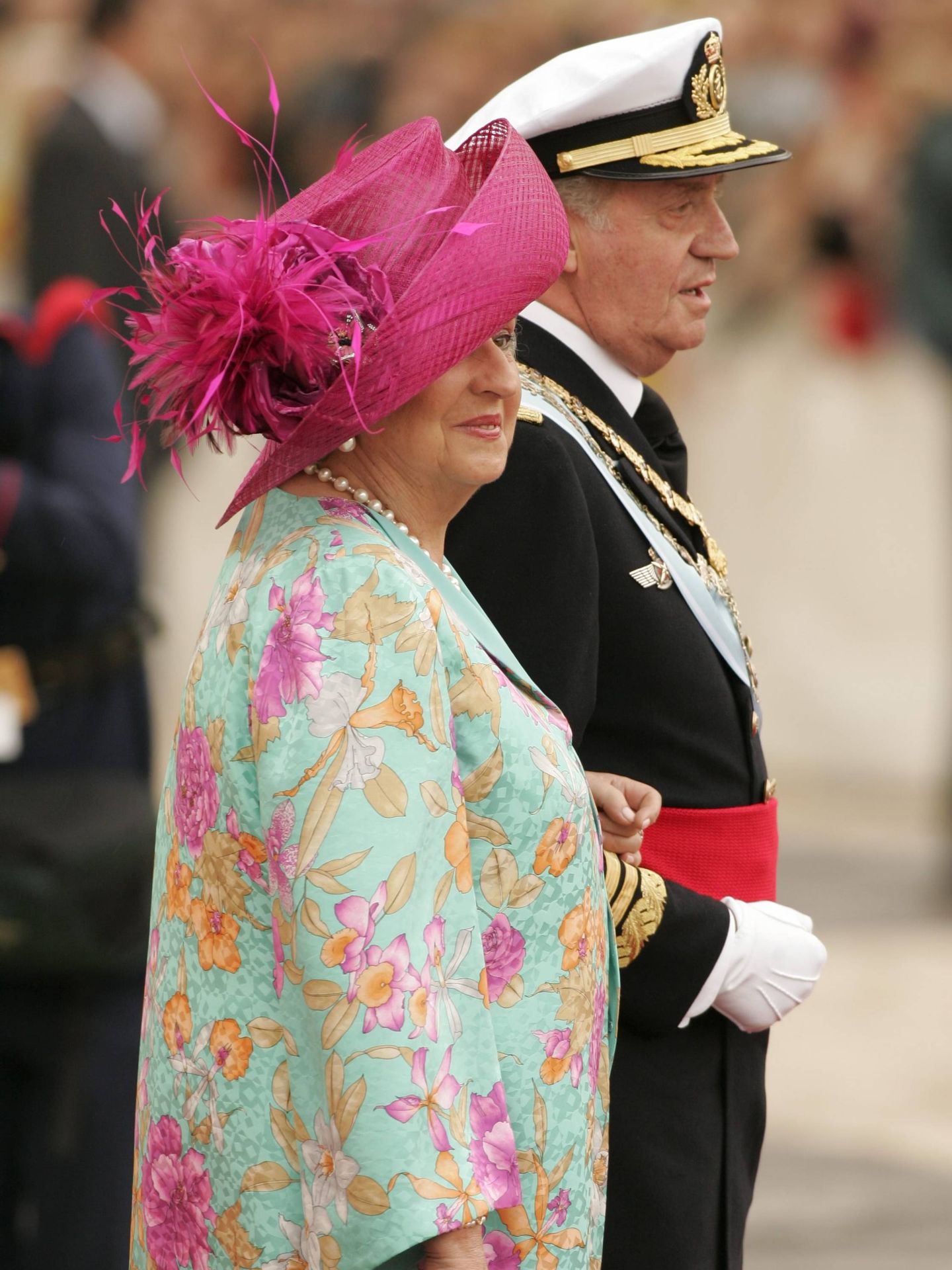 Boda del entonces príncipe Felipe y Letizia Ortiz en 2004. (Cordon Press)