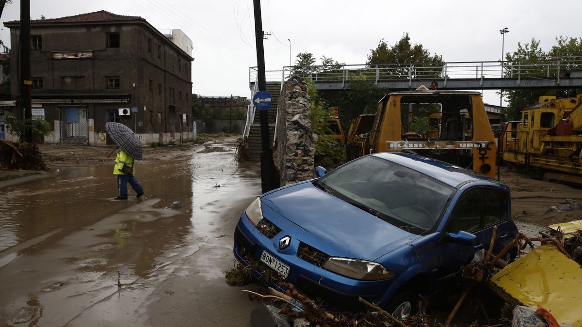 Las terribles imágenes que deja el paso de la DANA por Grecia: inundaciones extremas en cuestión de minutos