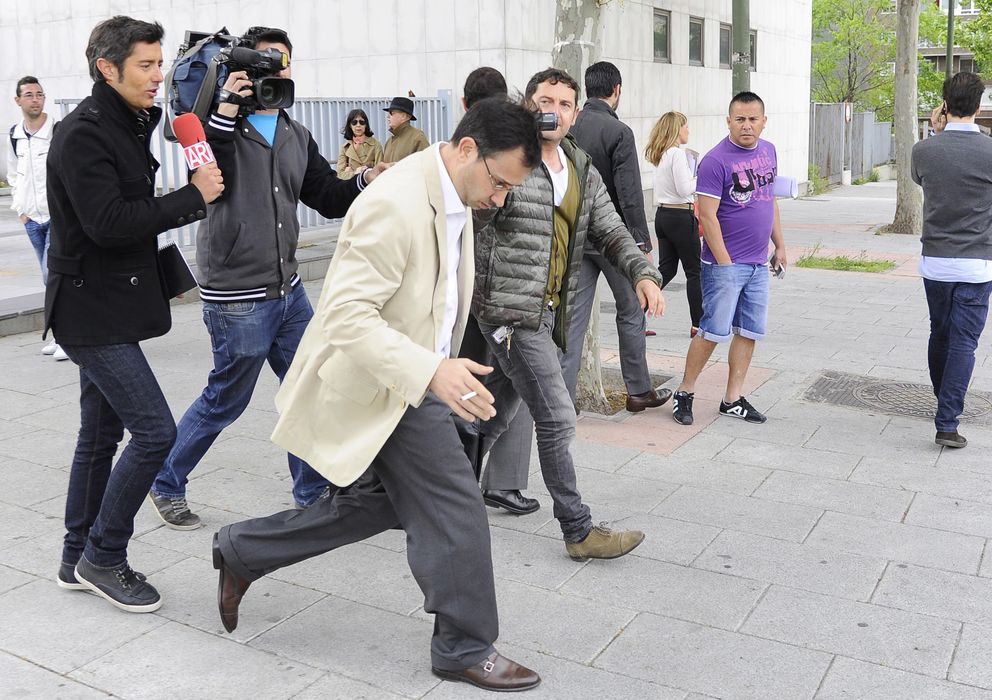 Foto: David Rocasolano a su llegada a un juicio (Gtres)