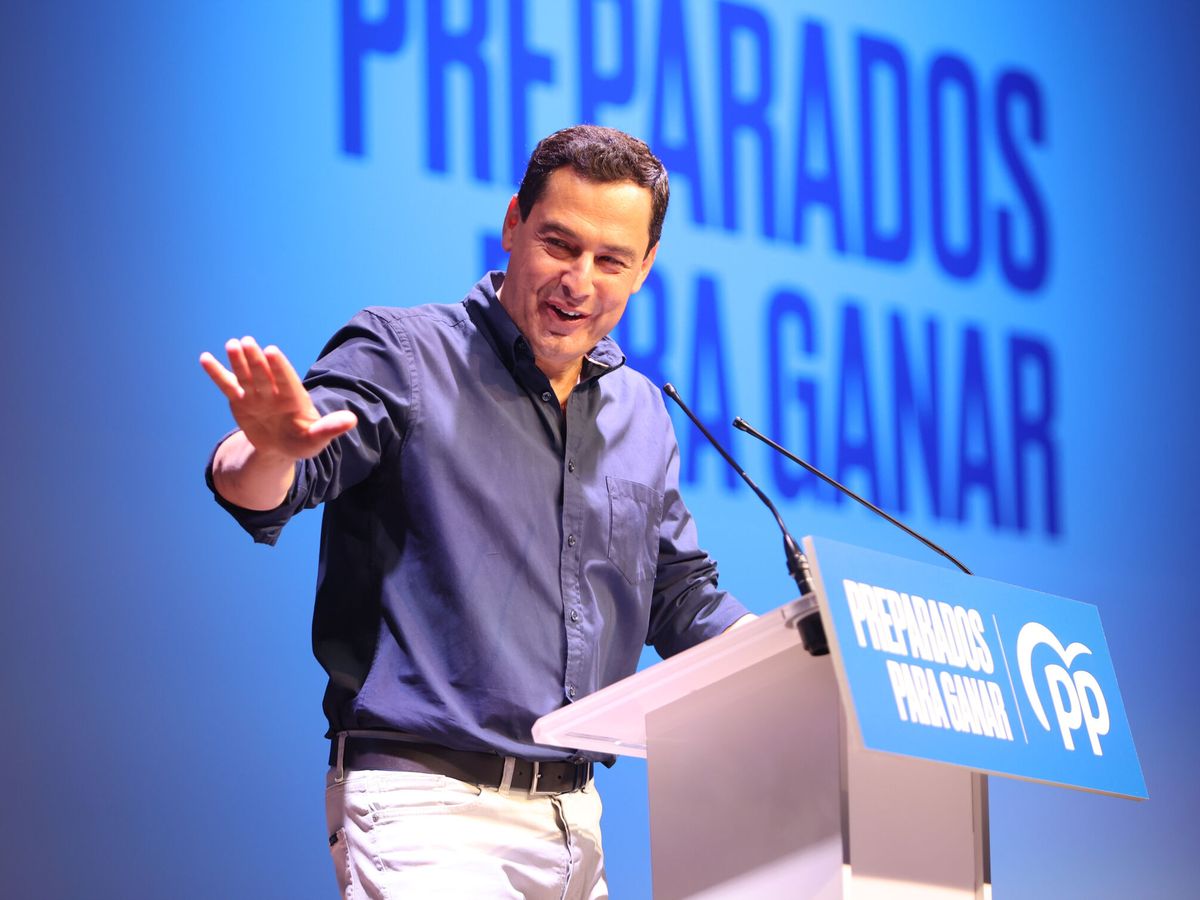 Foto: El presidente de Andalucía, Juanma Moreno. (EFE/Jero Morales)