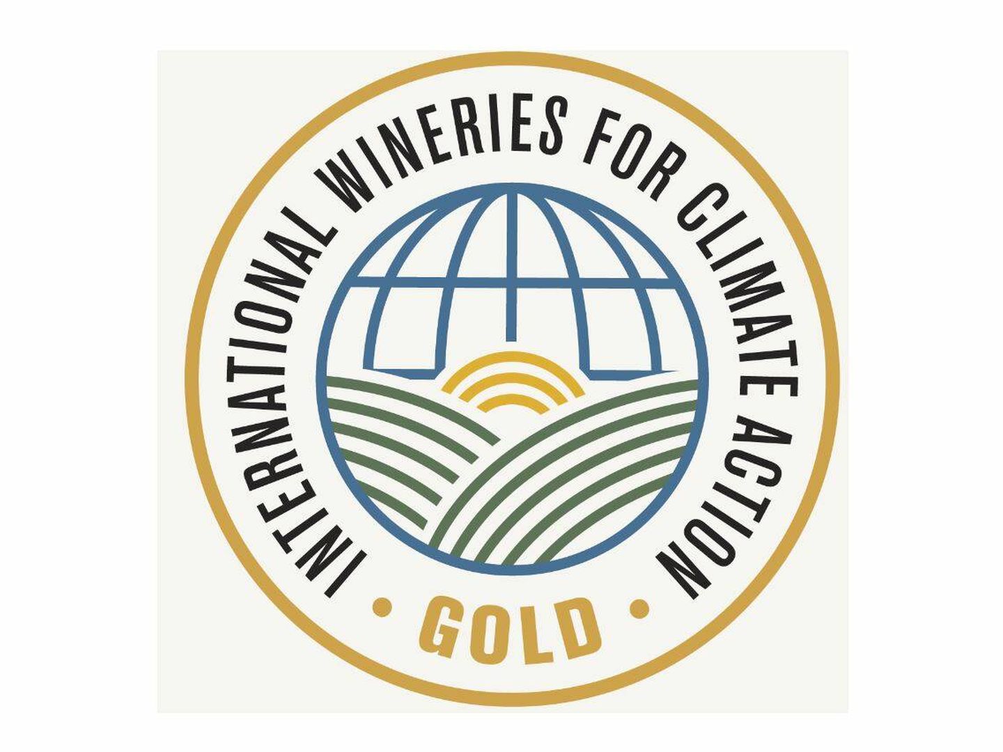 Sello de certificación International Wineries for Climate Action (IWCA) 