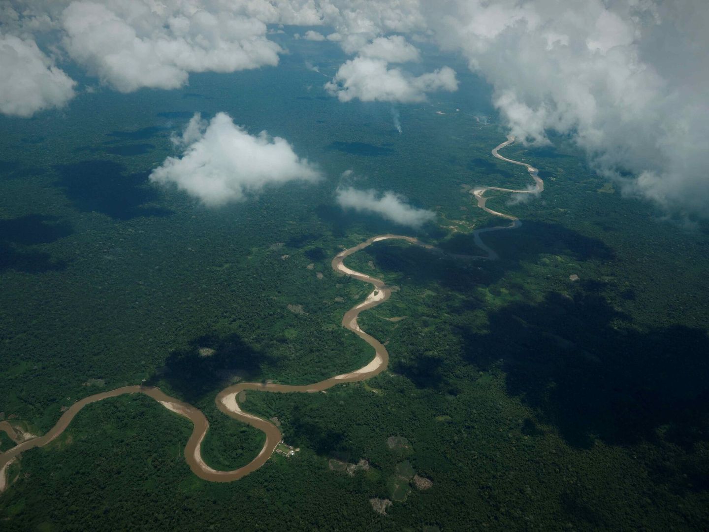 El Amazonas a su paso por Brasil. (EFE)