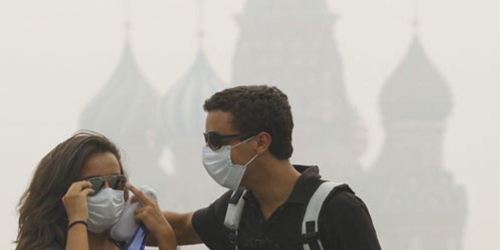 Foto: El calor y el humo aumentan al doble la mortalidad en Moscú