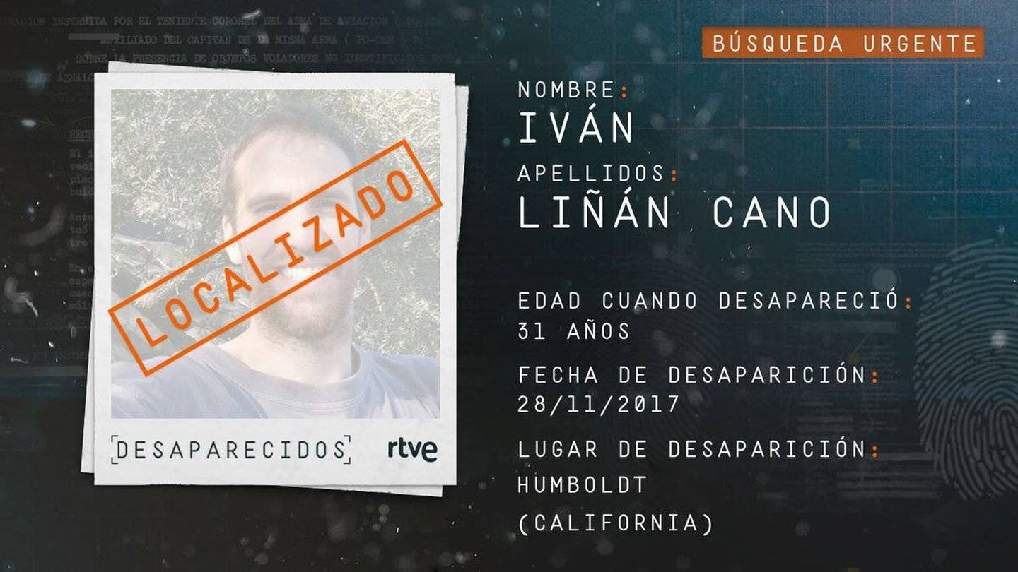 Fotograma de un caso de 'Desaparecidos'. (TVE)