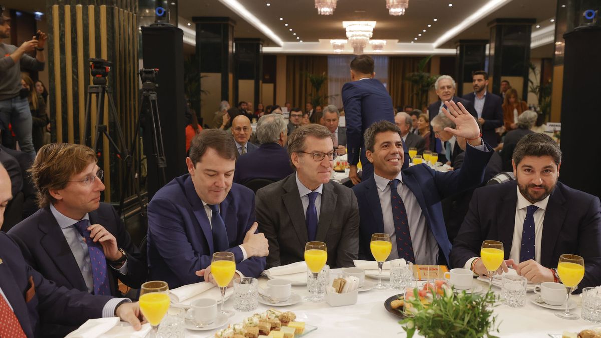 Feijóo exhibe unidad con sus barones y alienta la remontada del PP en Comunidad Valenciana