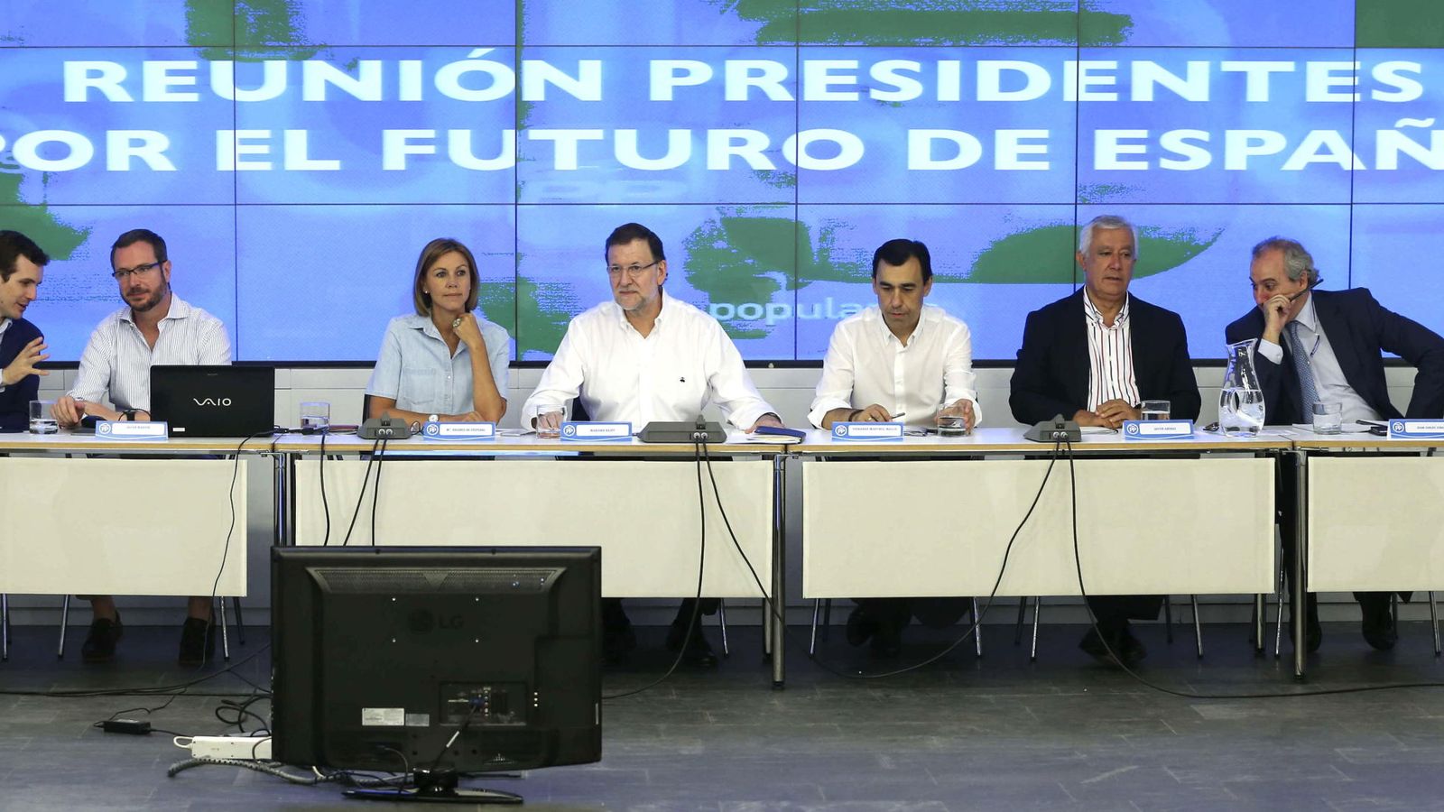 Foto: Arenas asegura no ver "ningún escándalo" en la reunión entre Rato y Fernández Díaz (EFE)
