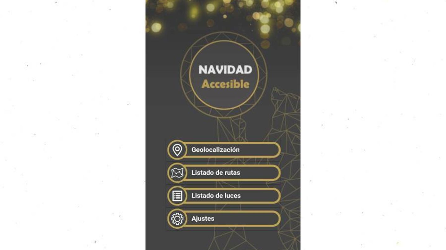 Aplicación de móvil 'Navidad Accesible Madrid'.