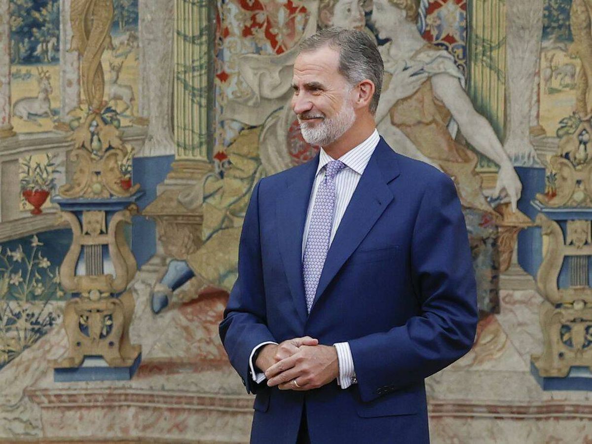 Foto: El rey Felipe, en una imagen de archivo en el Palacio de El Pardo. (EFE/Guillén)
