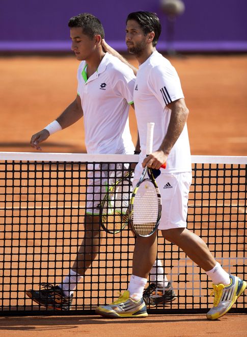 Foto: Almagro y Verdasco, dos amigos que se jugarán el título en Houston.