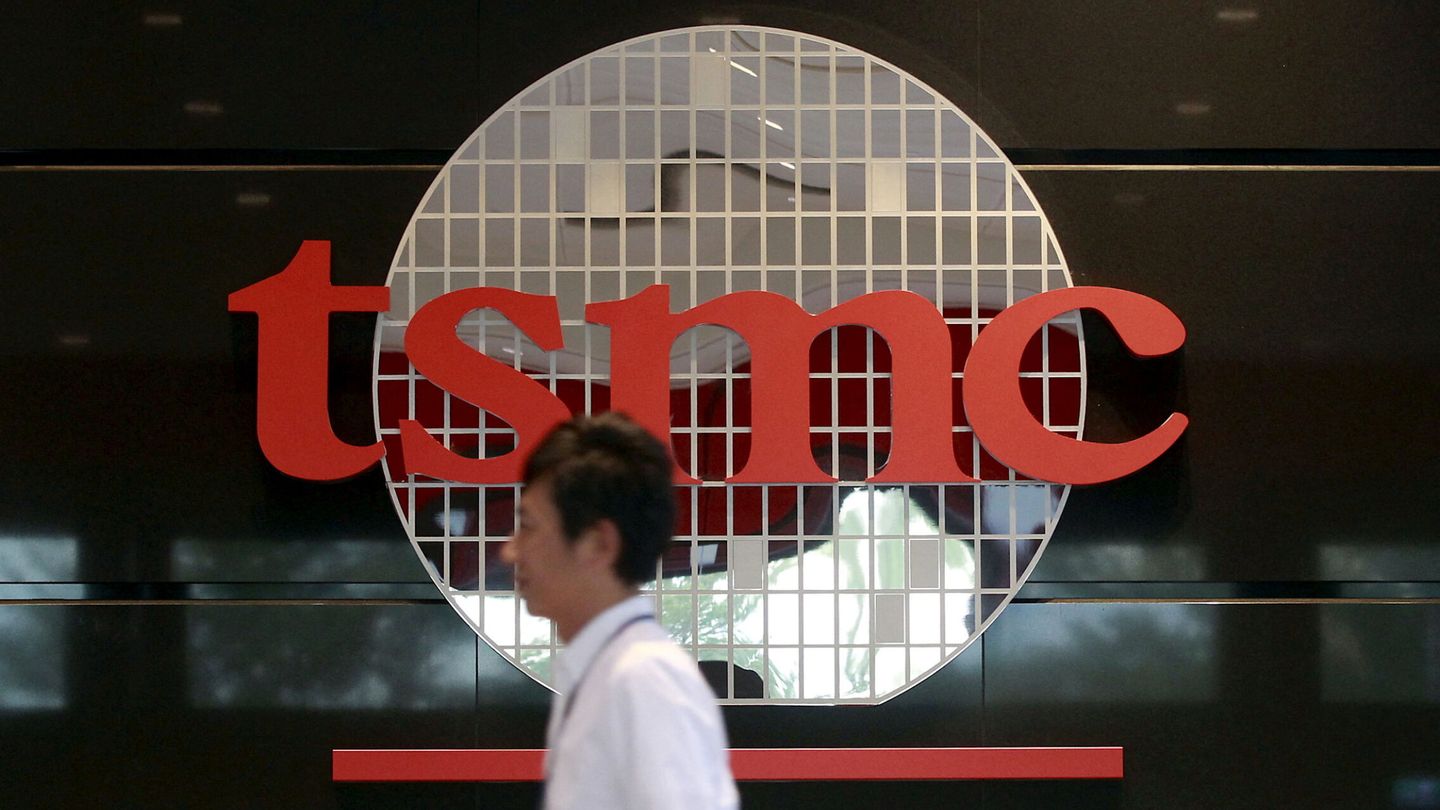 Logo de la firma taiwanesa TSMC, que controla más del 90% del mercado mundial de fabricación de procesadores avanzados. (Reuters)