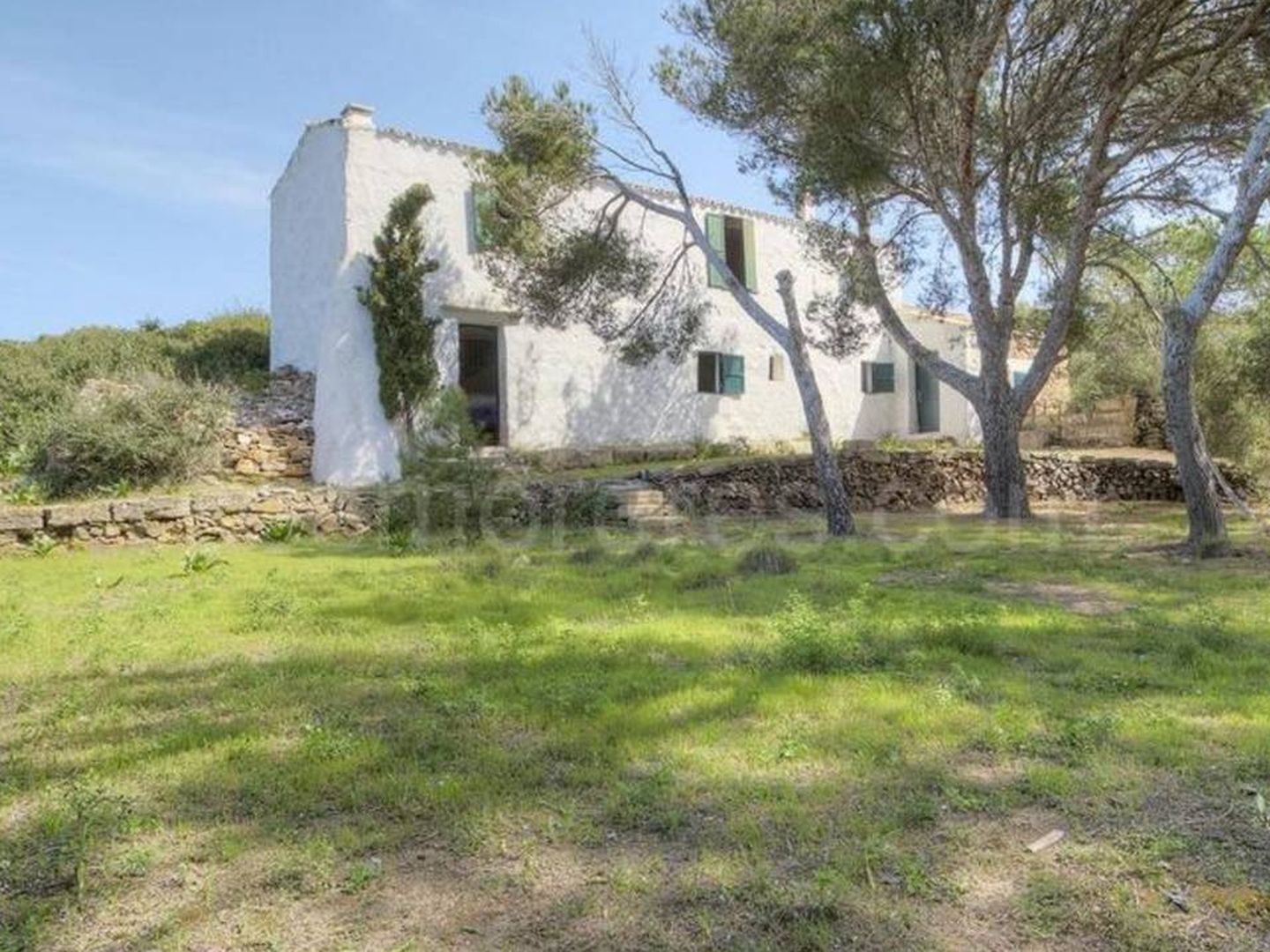 La única propiedad de la isla de Colom en Menorca.