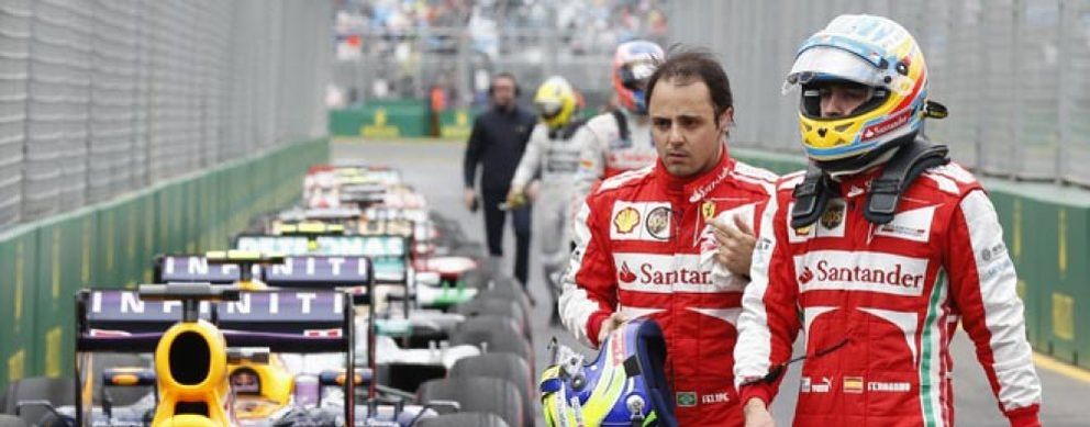 Foto: Ferrari recuerda a Felipe Massa quién es Don Quijote y quién es Sancho Panza en el equipo