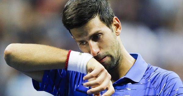 Foto: Novak Djokovic, durante su último aprtido contra Wawrinka en el US Open. (EFE)