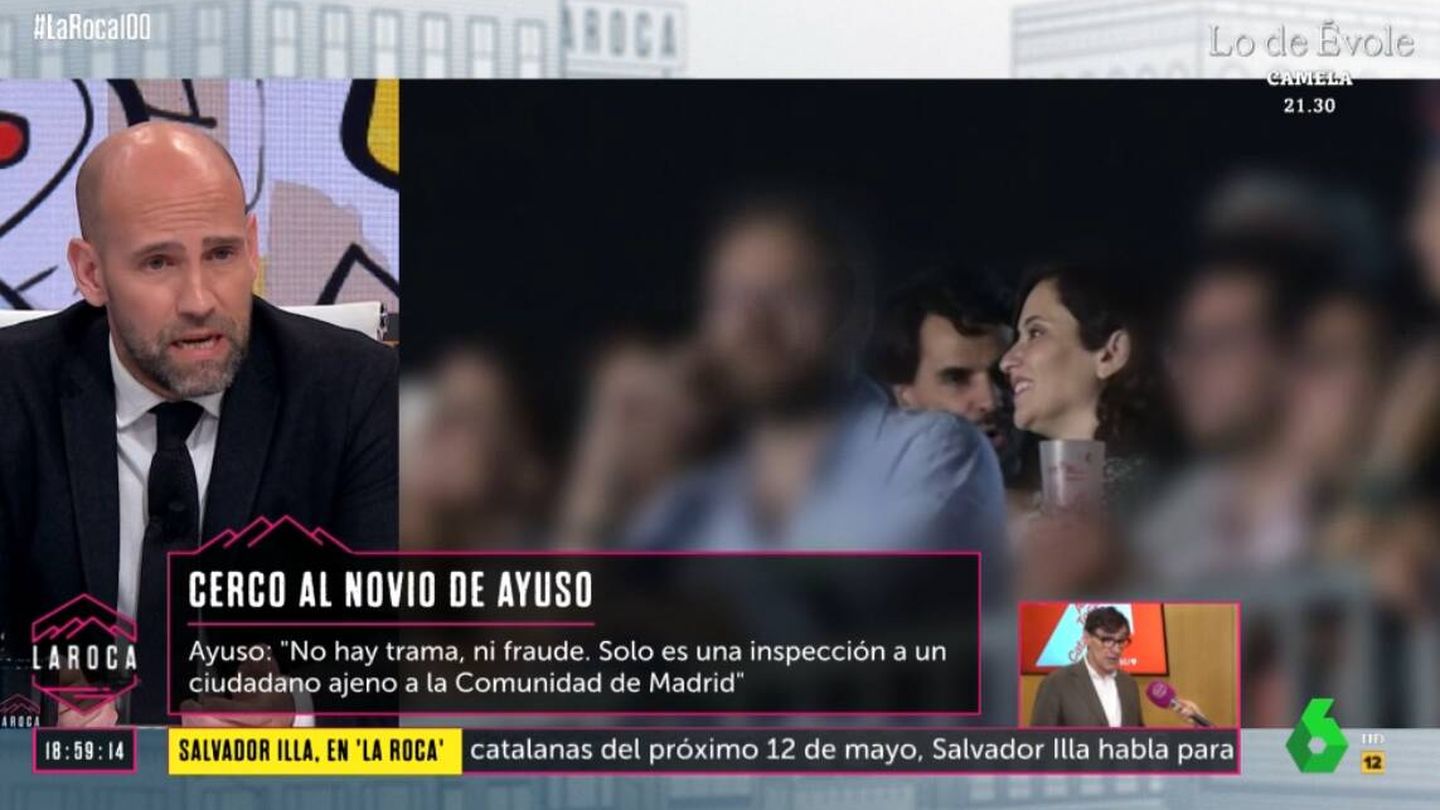El presentador Gonzalo Miró en 'La Roca'. (Atresmedia)