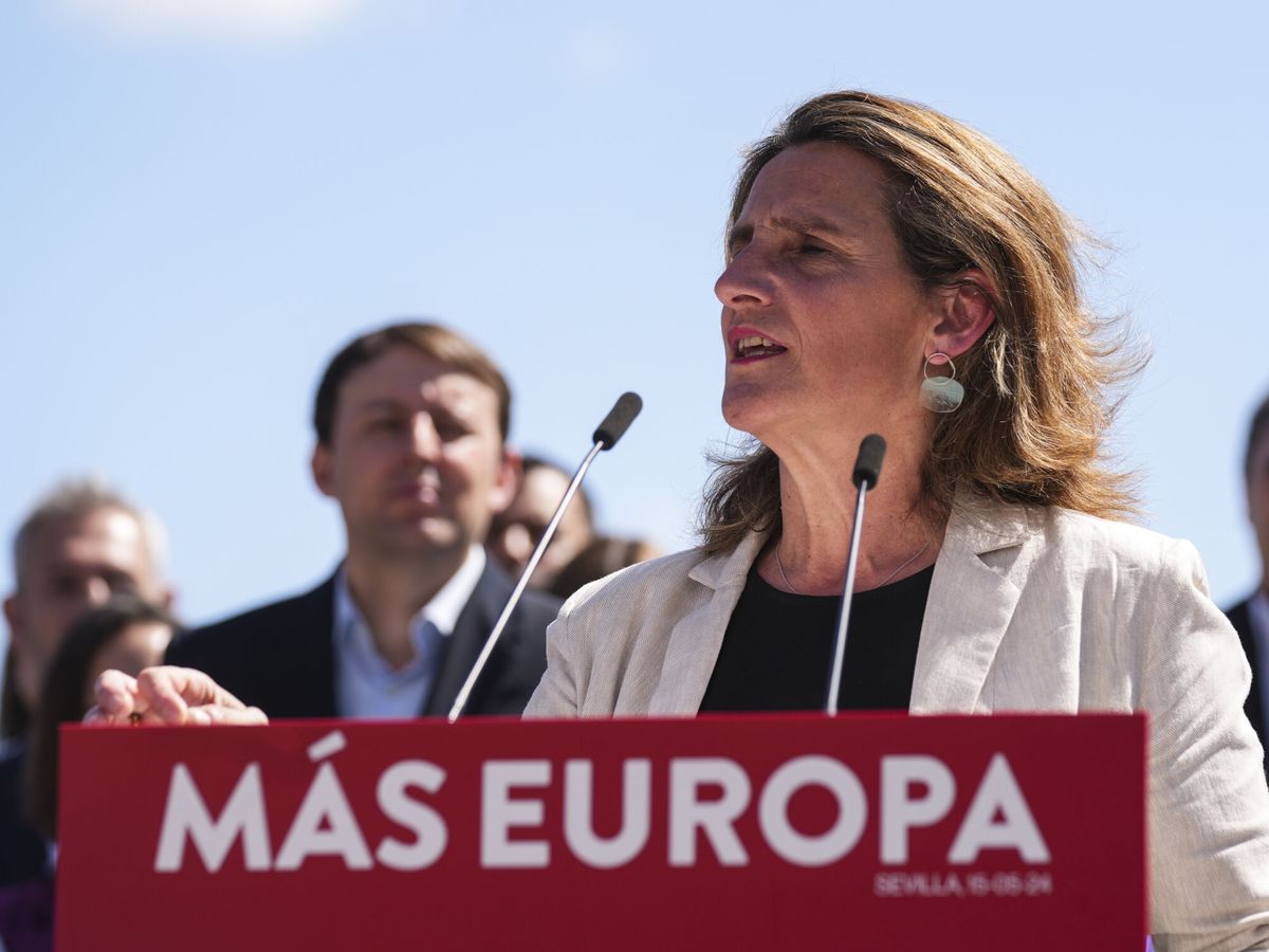 Foto: La vicepresidenta tercera del Gobierno, Teresa Ribera, encabezará la lista europea del PSOE. (Europa Press/María José López)