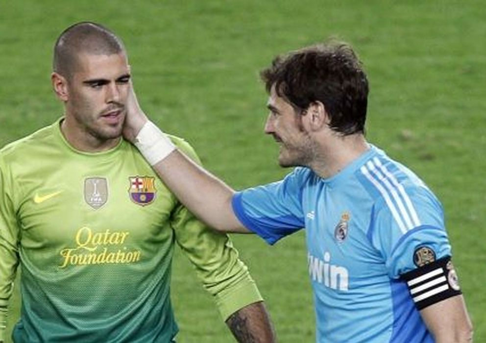Foto: Valdés y Casillas, durante un Clásico (Reuters). 