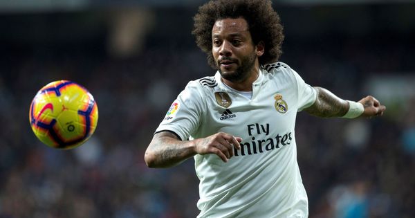 Foto: Marcelo durante un partido en el Bernabéu. (Efe)