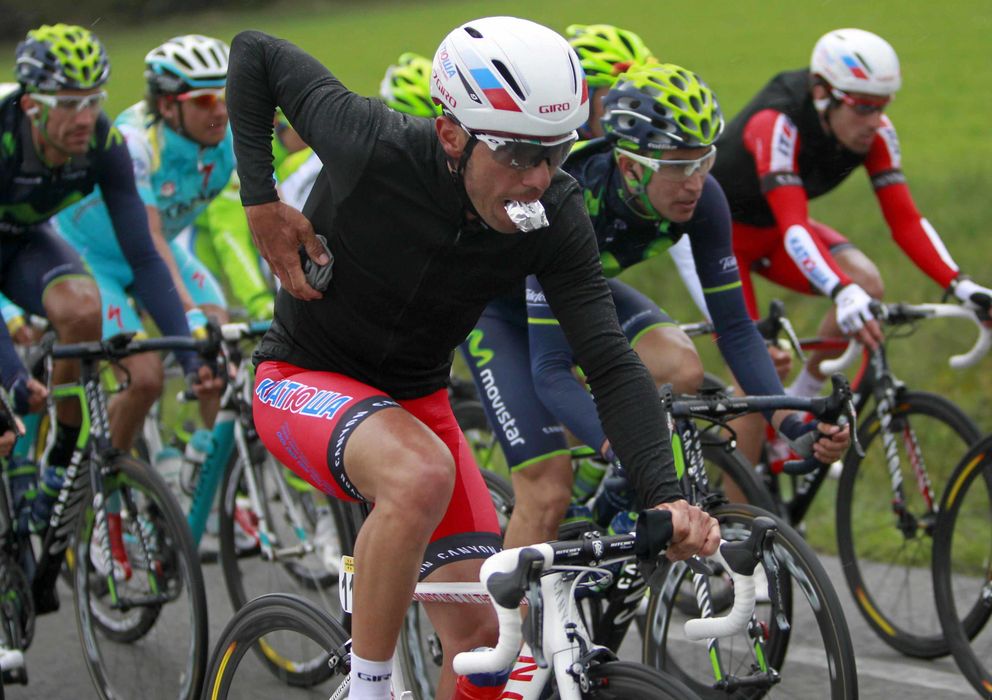 Foto: 'Purito' Rodríguez, durante la Volta Ciclista a Catalunya (EFE)