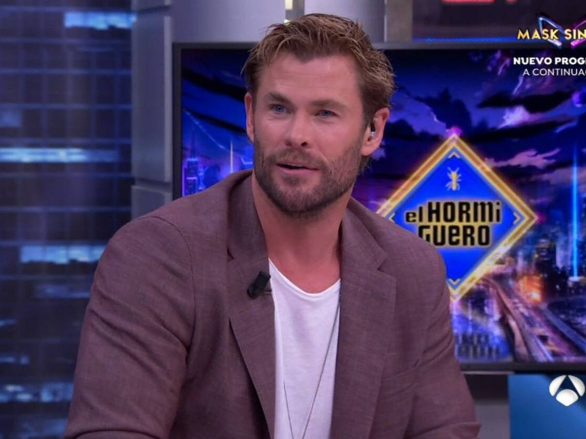 Foto: Chris Hemsworth en 'El hormiguero'. (Atresmedia Televisión)