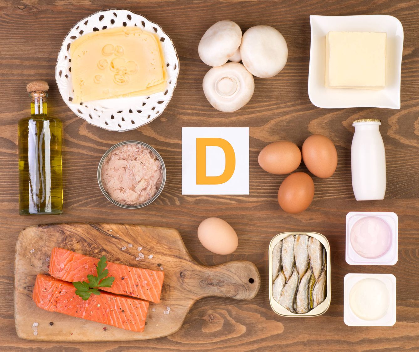Alimentos ricos en vitamina D, buenos para la fertilidad masculina. (iStock)