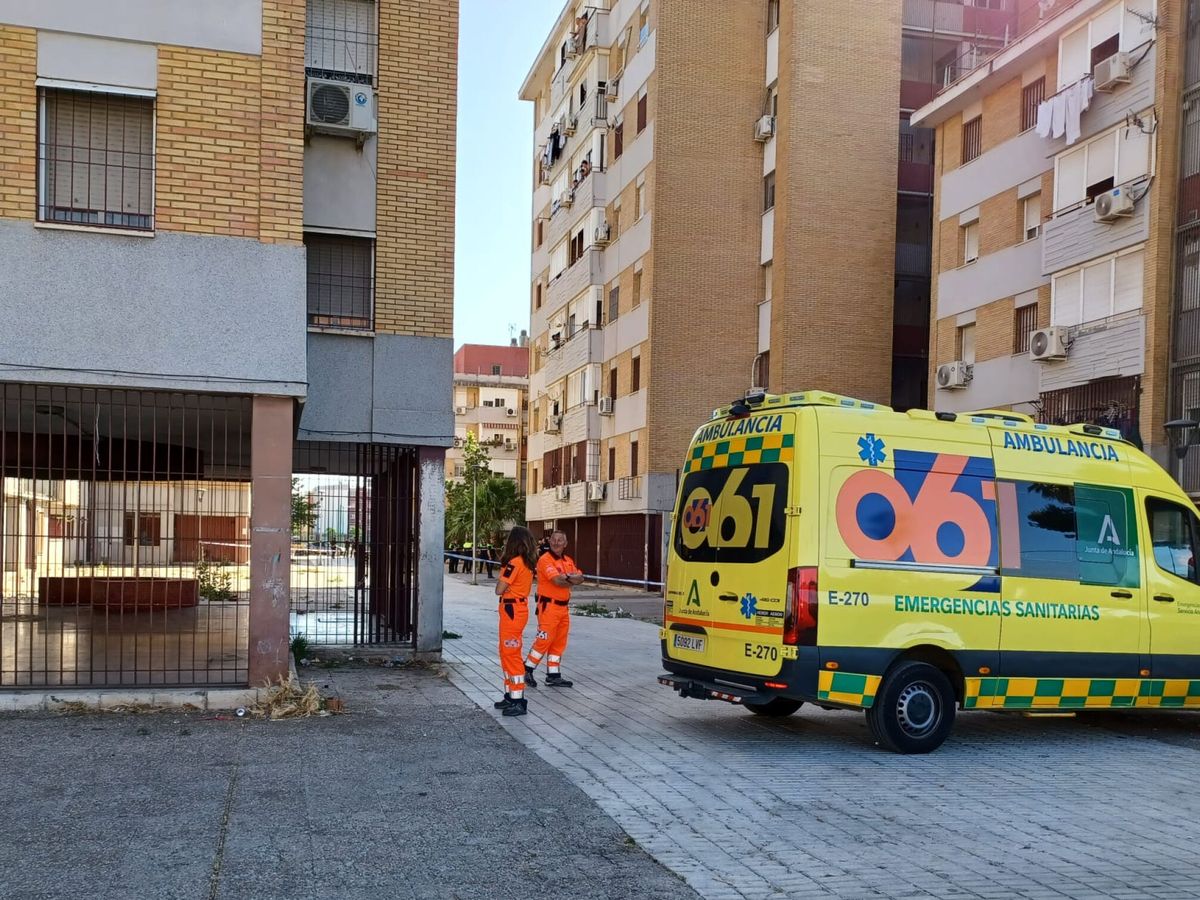Foto: Una ambulancia en una imagen de archivo en Sevilla. (EFE/Juan García Chicano)