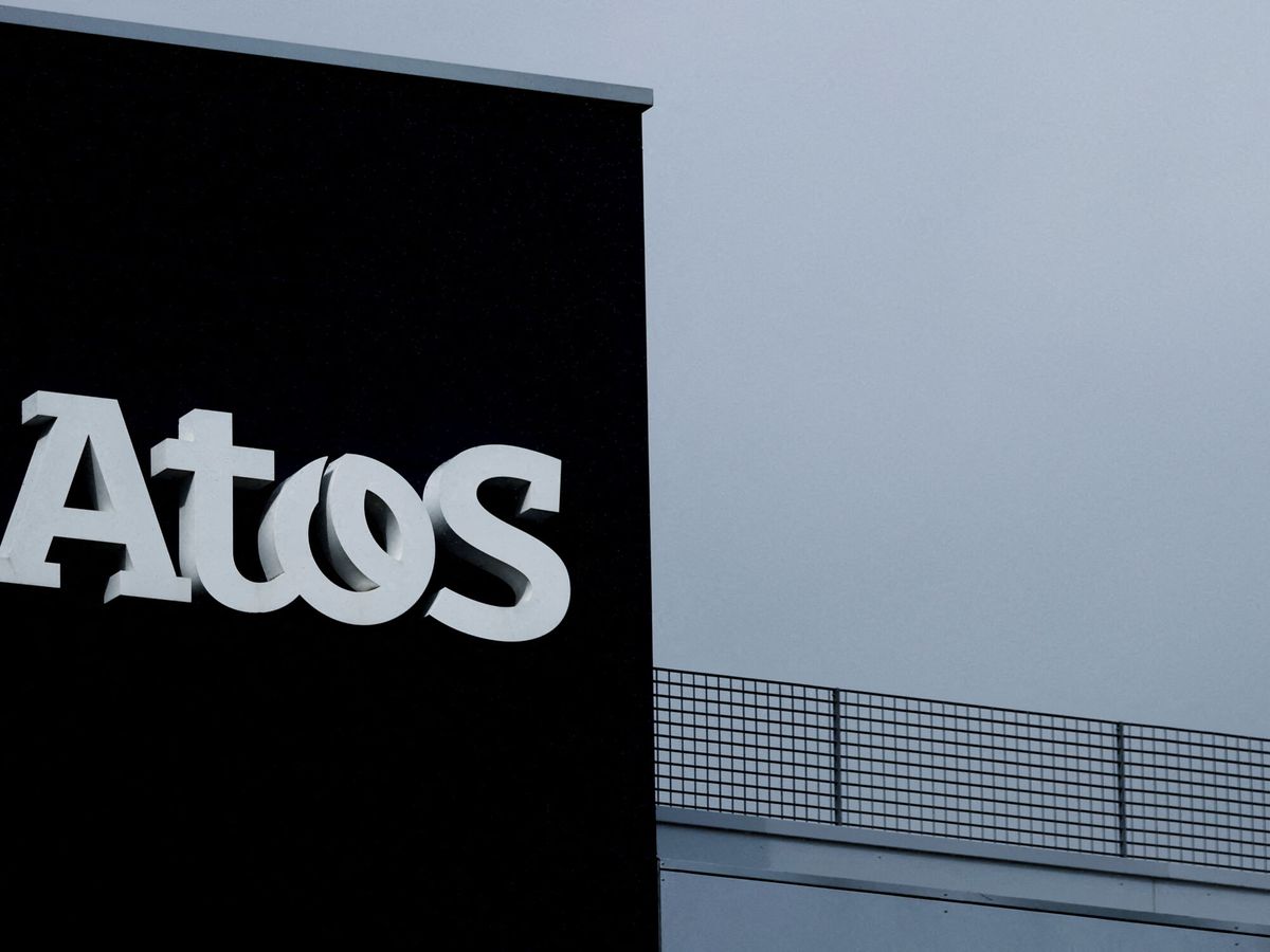 Foto: Logo de Atos en su sede en Nantes. (Reuters/Stephane Mahe)