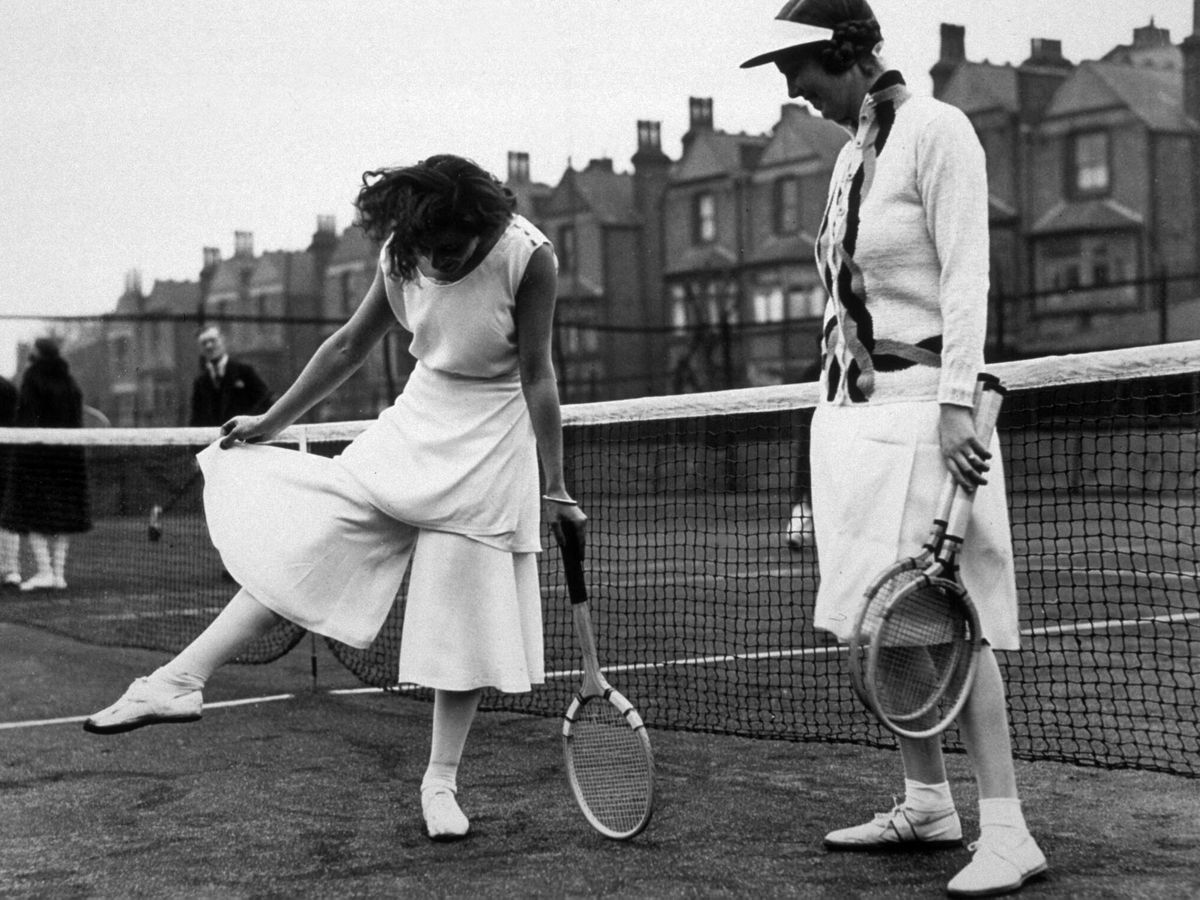Foto: Lilí Álvarez en el North London Tennis Tournament en Highbury, London. (Getty)