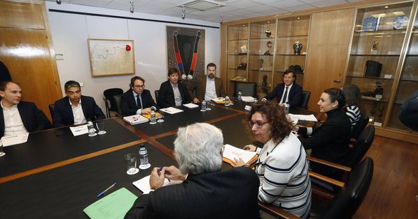 Foto: Imagen de la reunión entre ACB y ABP celebrada este martes en la sede del CSD. (ACB Photo)
