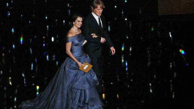 Penélope Cruz y Owen Wilson, en los Oscar de 2012. (Getty)