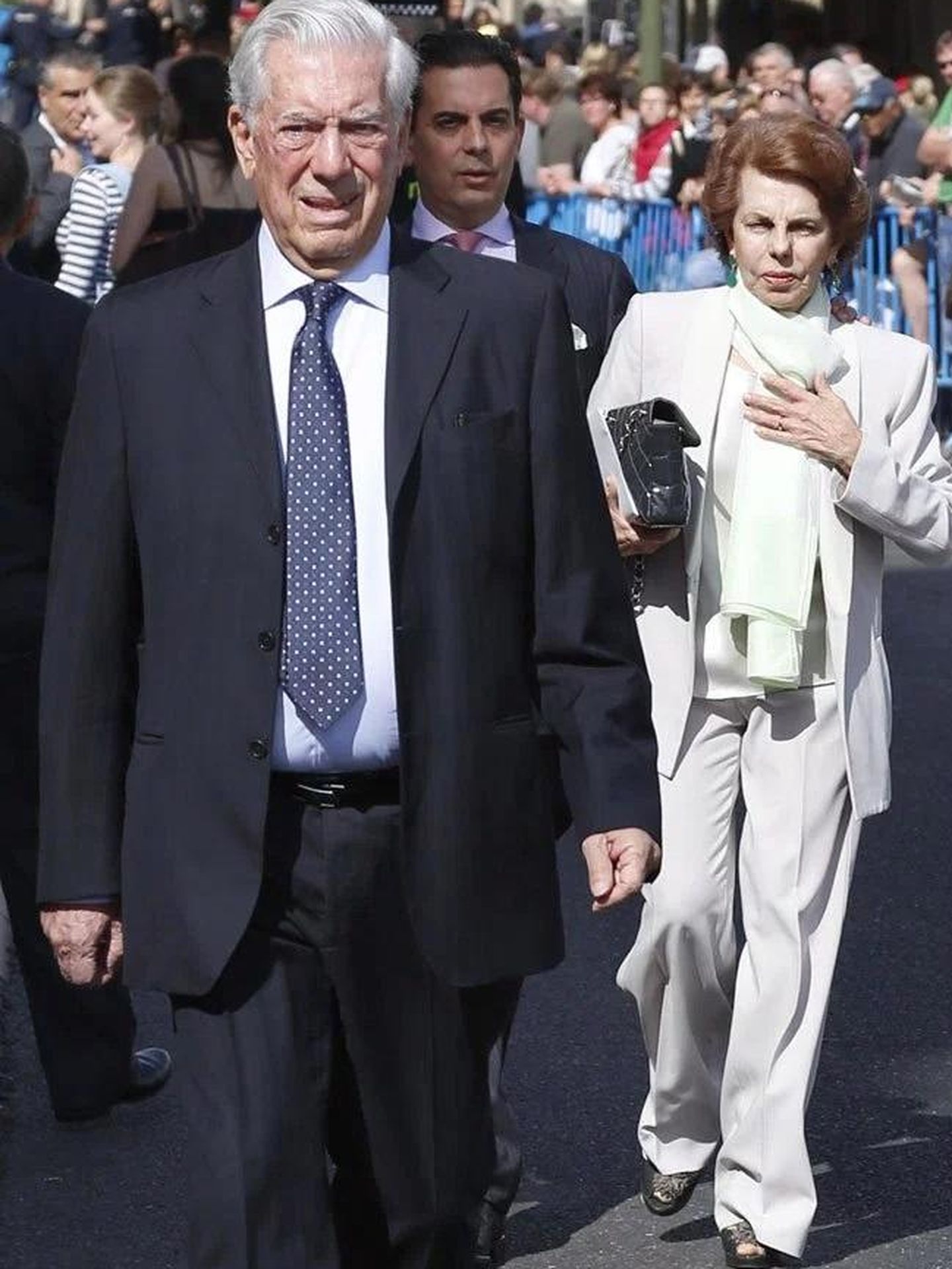 Mario Vargas Llosa y su exmujer Patricia, en una imagen de archivo (Gtres)