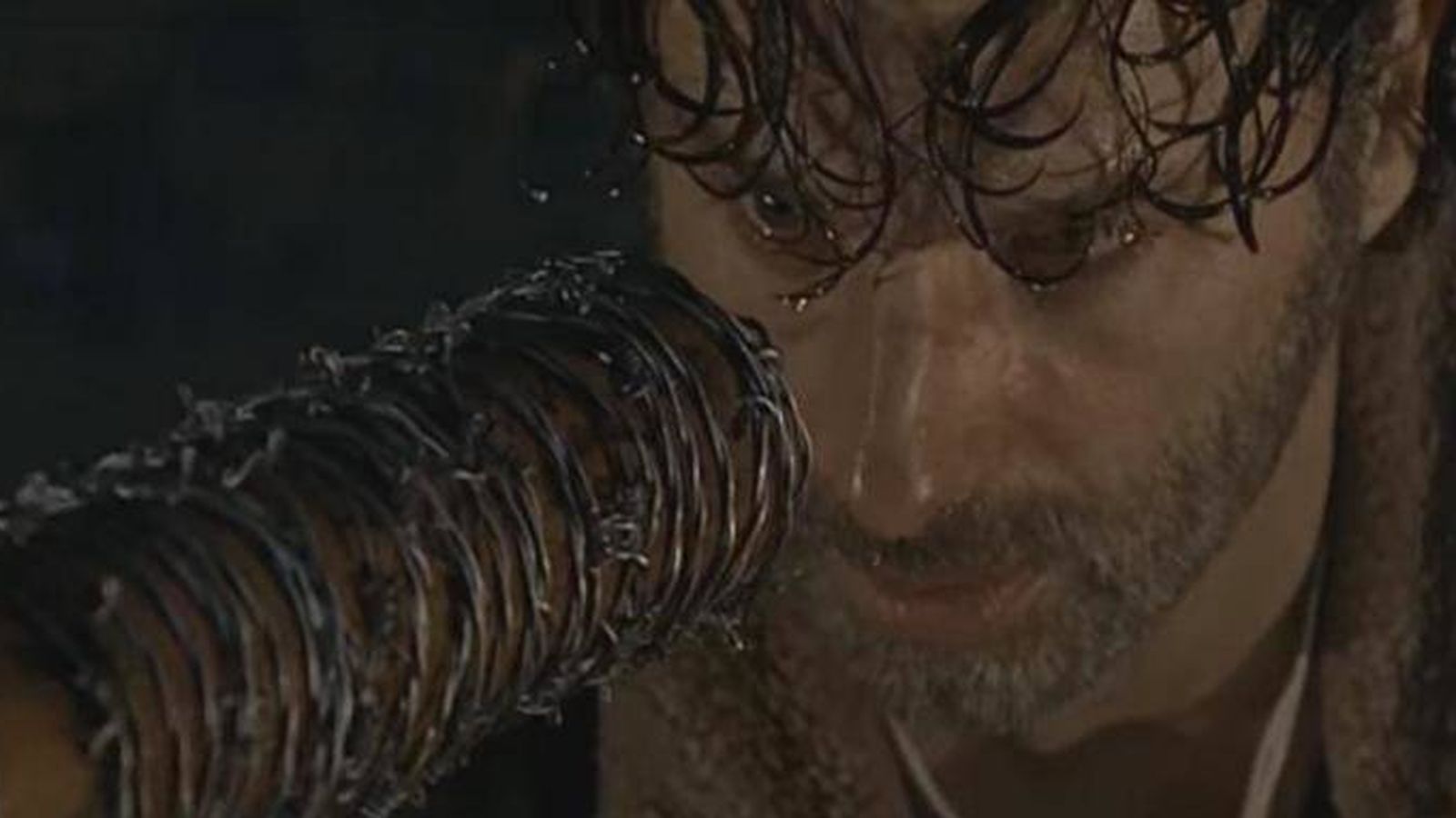 Foto: Rick durante el episodio 7x01 de 'The Walking Dead'