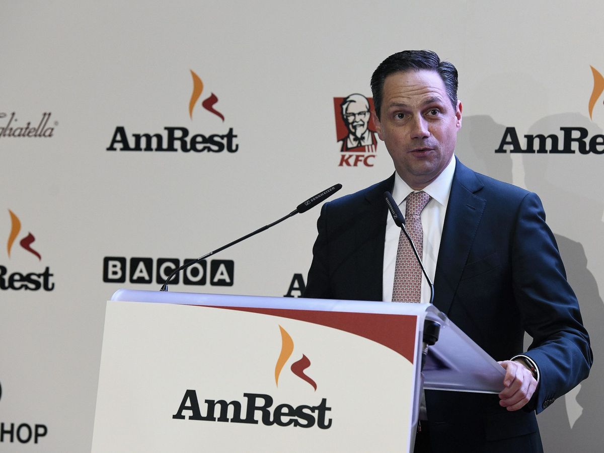 Foto: José Parés, presidente de AmRest. (EFE/Víctor Lerena)