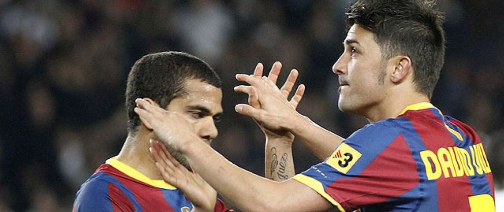 Foto: Vilanova señala a Villa y Alves y genera un problema al club