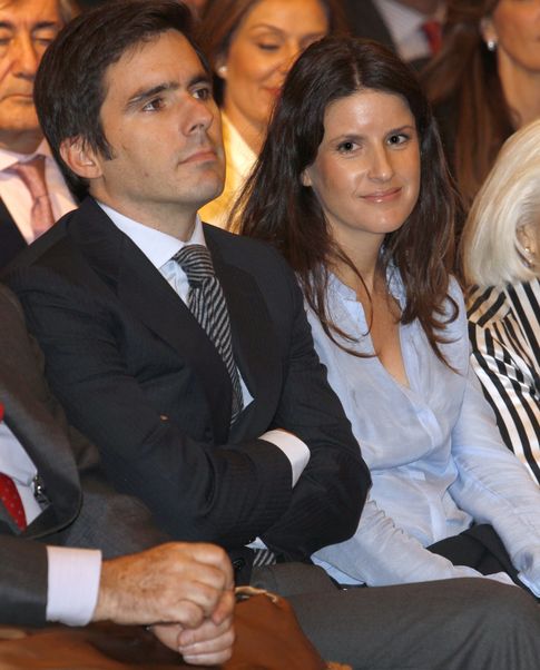 José María Aznar Botella y Mónica Abascal durante la presentación del libro 'José María Aznar: Memorias I' en 2012 (Gtres)
