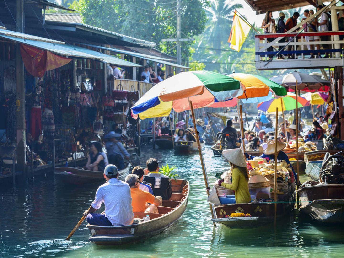 Mercado en Bangkok. (Shutterstock)