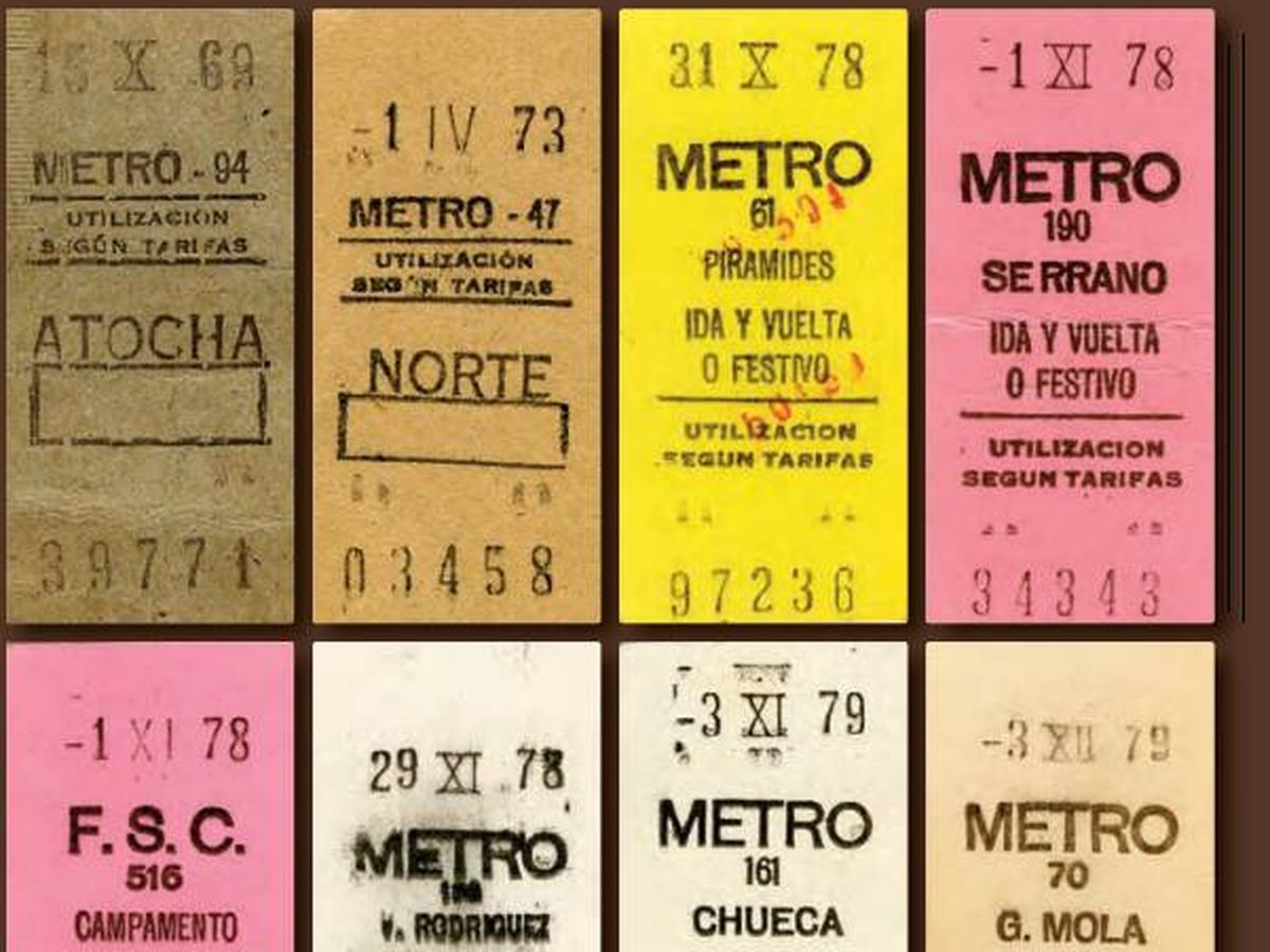 Foto: De 15 céntimos a 1,50 euros: así ha ido subiendo el precio del billete sencillo de Metro de Madrid (Metro de Madrid)