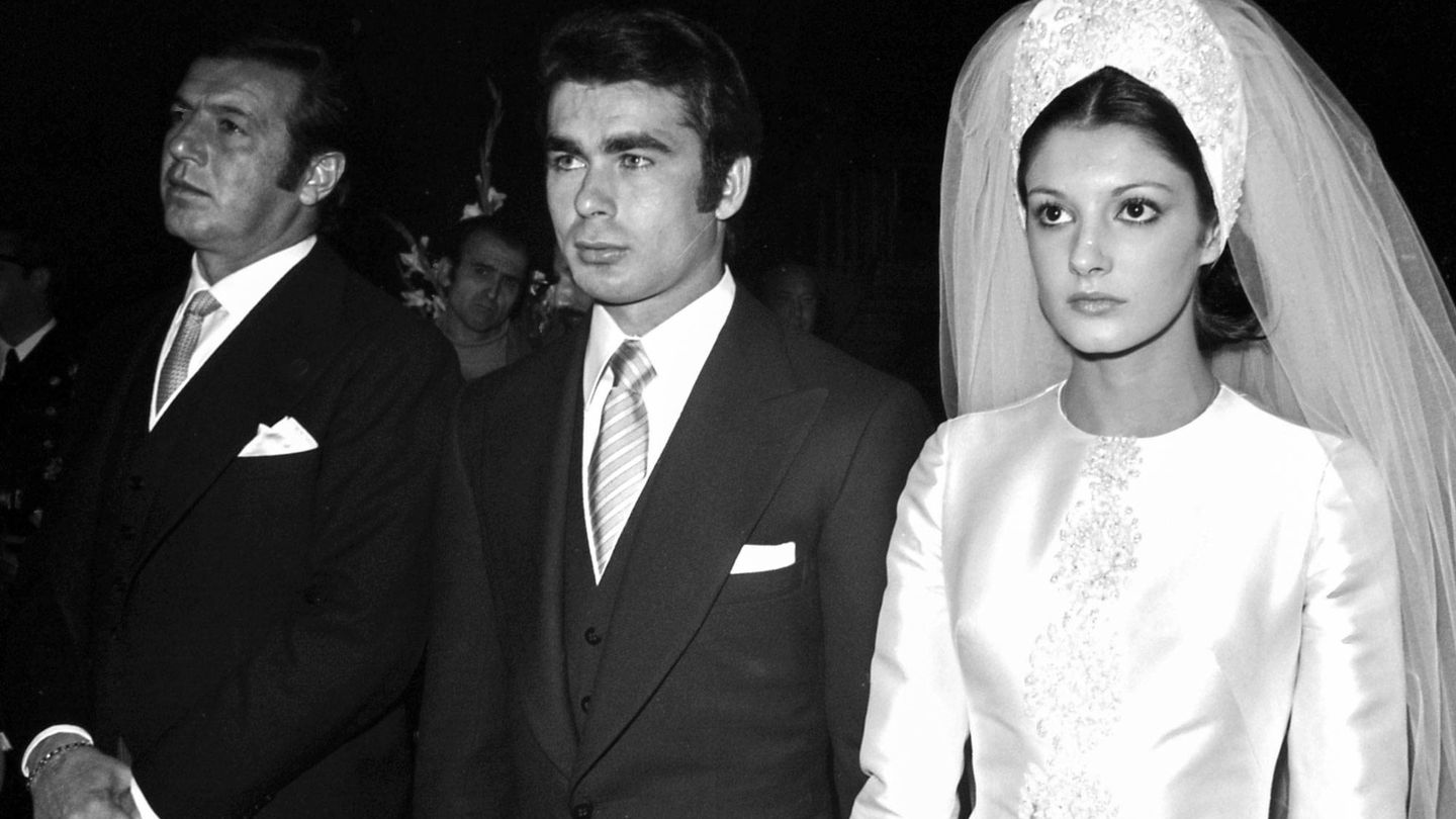 Carmina Ordóñez y Paquirri, el día de su boda. (Getty)