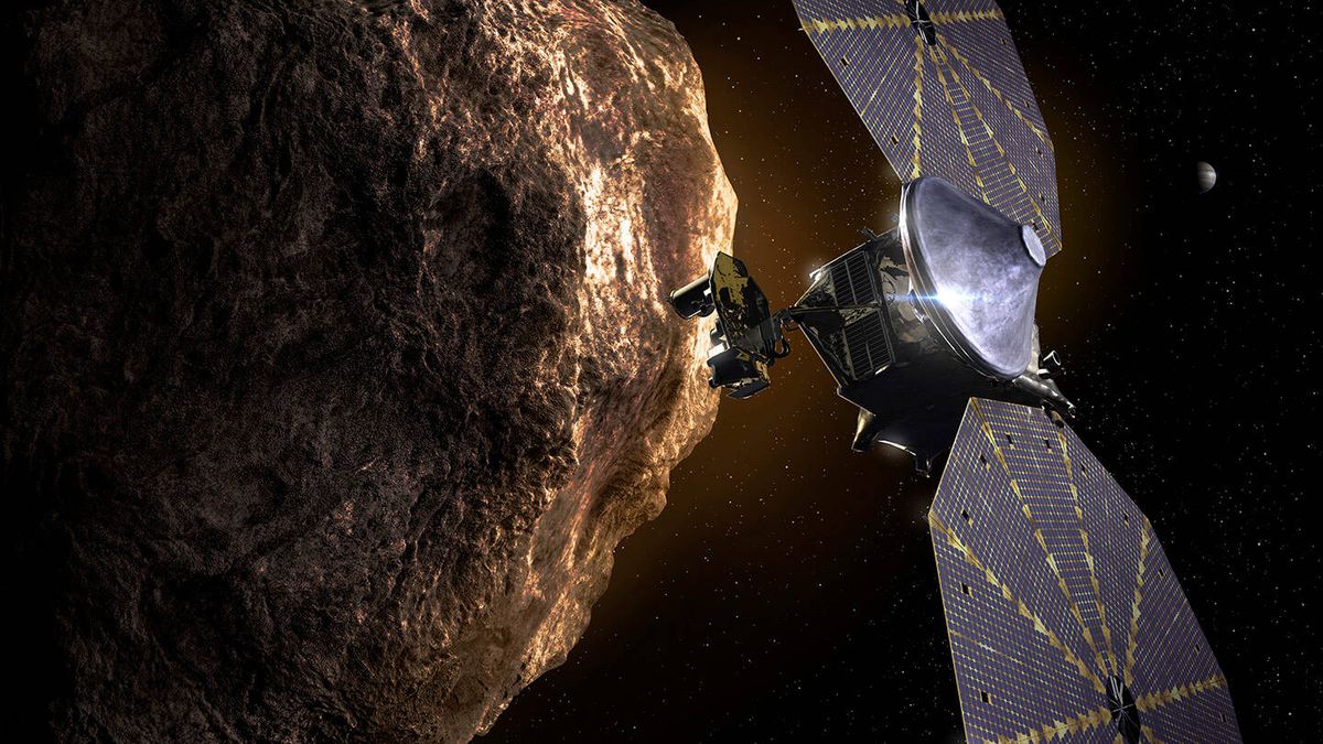 El vídeo de la NASA que muestra el momento en el que Lucy se aproxima al asteroide Dinkinesh