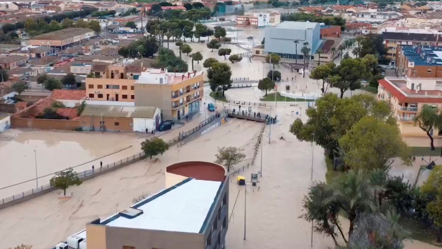 Inundaciones en la Región de Murcia (EFE)