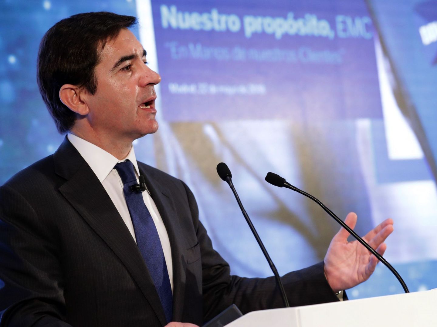 Carlos Torres, presidente de BBVA, una entidad activa actualmente en operaciones corporativas. (EFE)