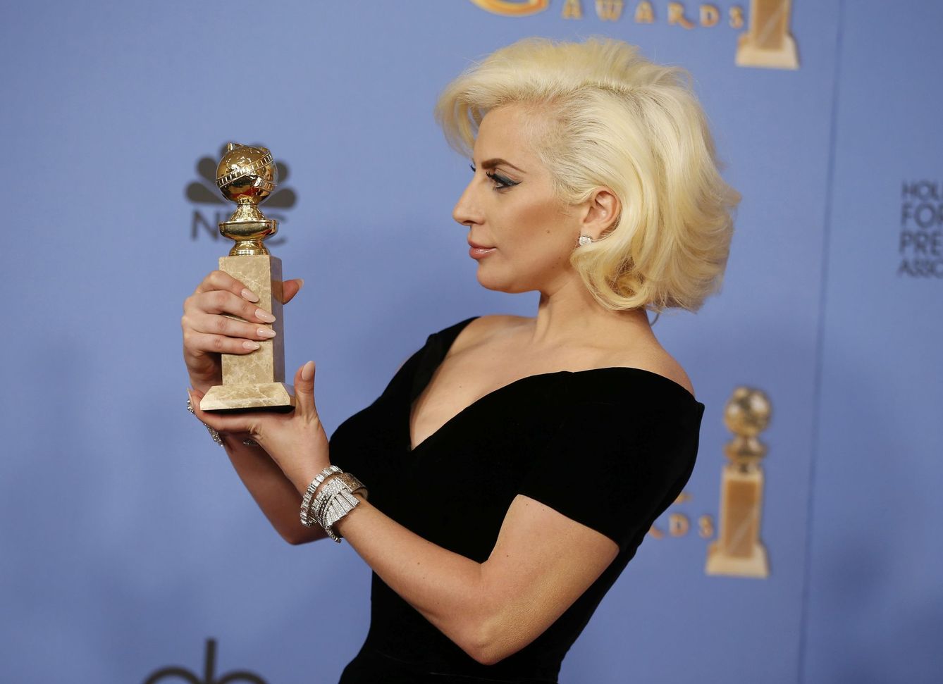 Lada Gaga ganó el Globo de Oro por su participación en 'American Horror Story'. 