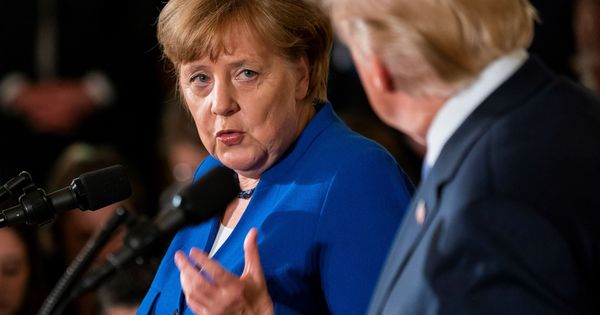 Foto: Angela Merkel y Donald Trump, en Washington. (EFE)