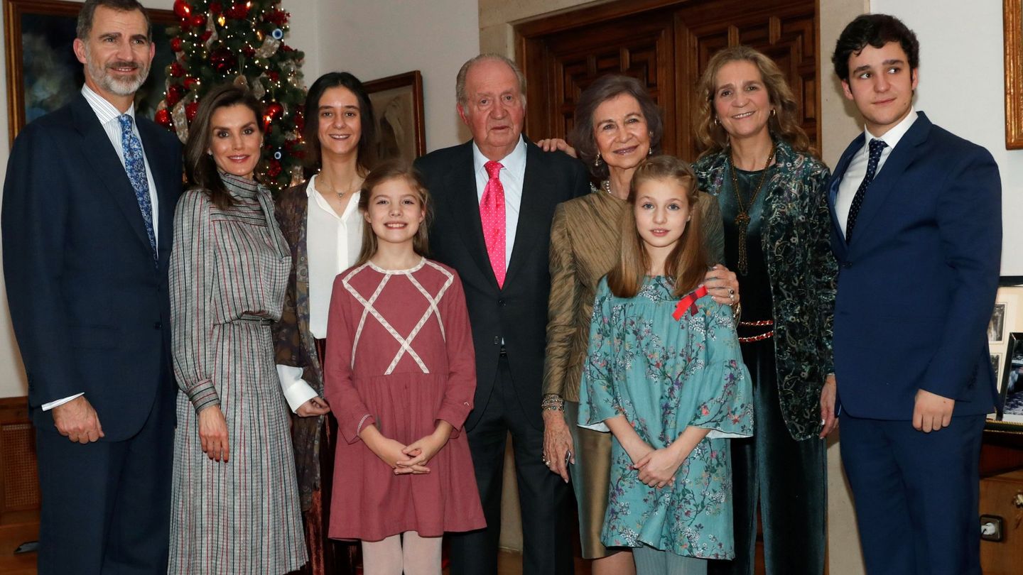 Foto oficial del 80 cumpleaños del rey Juan Carlos. (EFE)