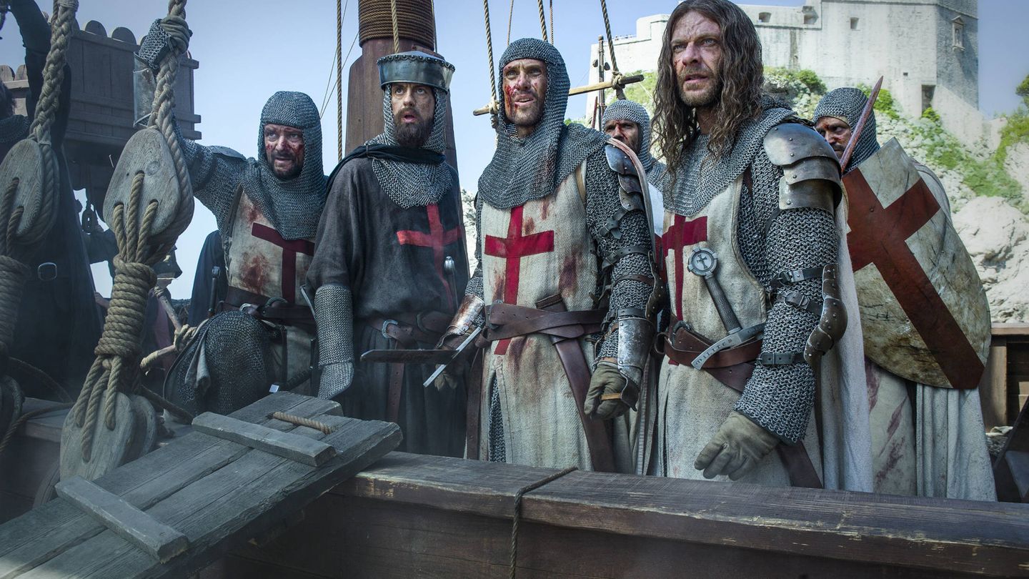 Tras el asedio de Acre, los Caballeros Templarios emprenden la huida (HBO)