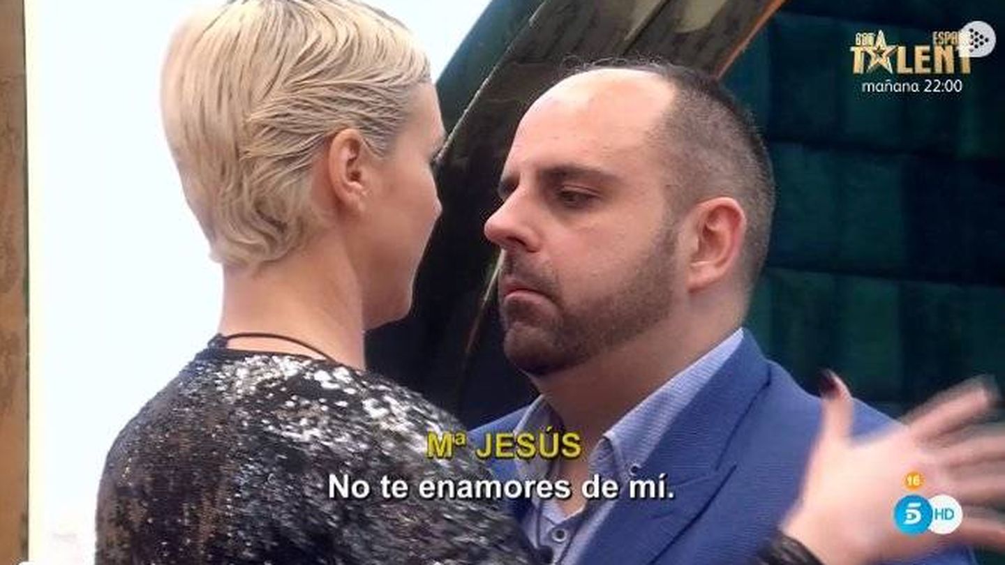 Julio, arrinconando nuevamente a María Jesús en 'GH Dúo'. (Telecinco)