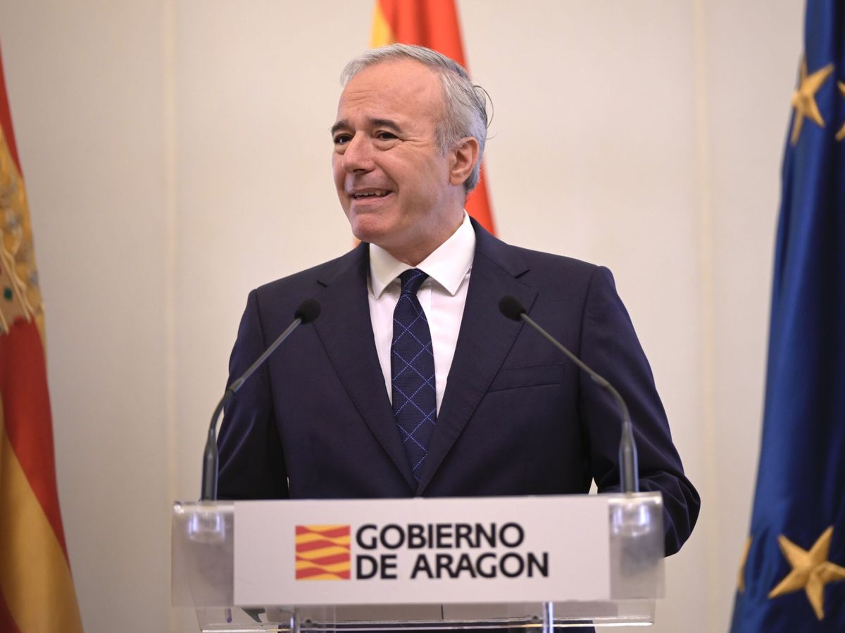 Foto: El presidente del Gobierno de Aragón, Jorge Azcón. (Europa Press/Marcos Cebrián)