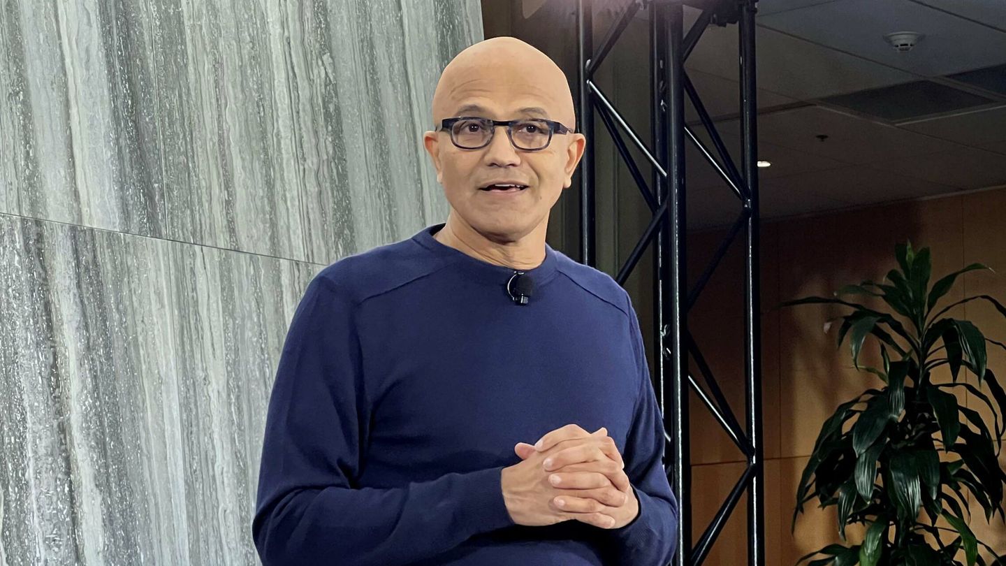 Satya Nadella, director ejecutivo de Microsoft, que ha invertido 10.000 millones en OpenAI. (EFE/Sarah Yañéz-Richards)